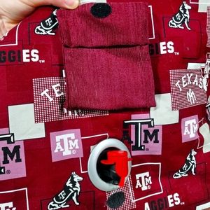 Custom Texas A&M Aggie zip bag with hidden spout